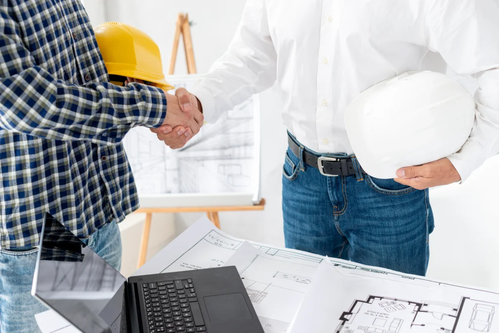 architect-finishing-negotiating-project